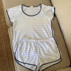 Lake Pajamas shorts set! Size small. Excellent condition!